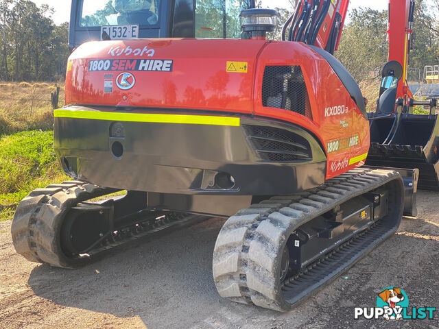 Kubota KX080 Tracked-Excav Excavator