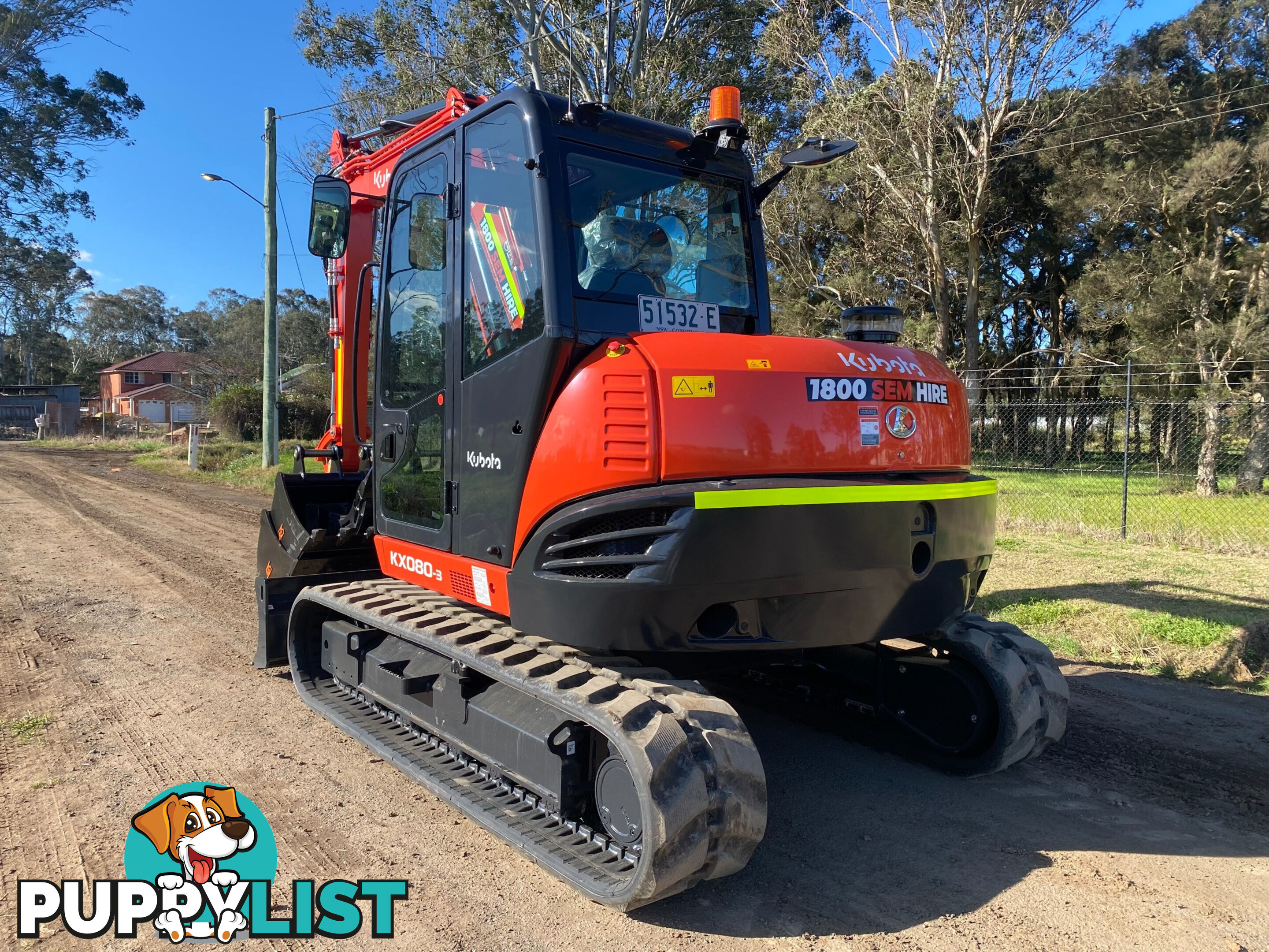 Kubota KX080 Tracked-Excav Excavator