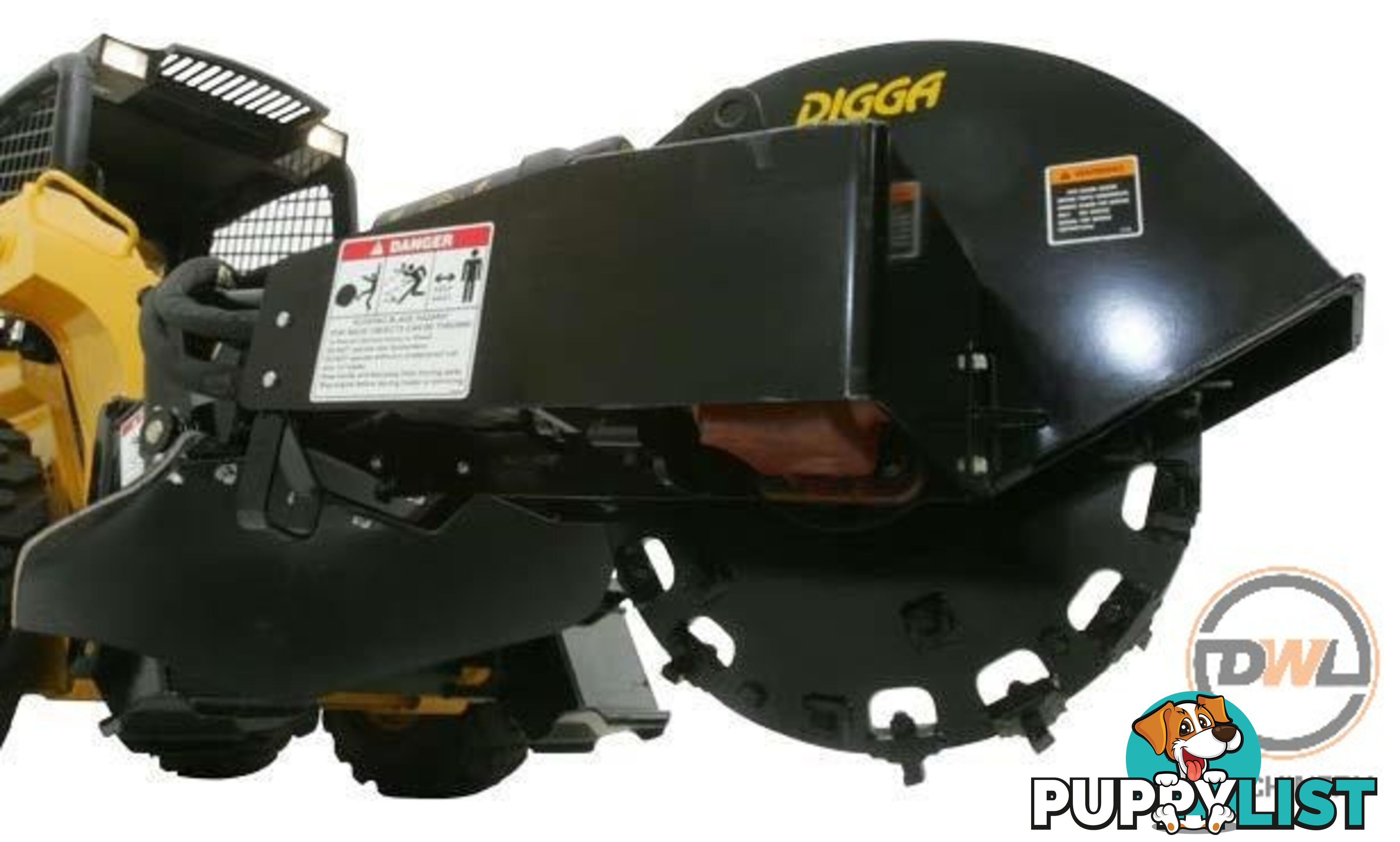 DIGGA STUMP GRINDER SKID STEER Stump Grinder Attachments