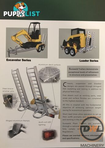 Sureweld Tag Tag/Plant(with ramps) Trailer