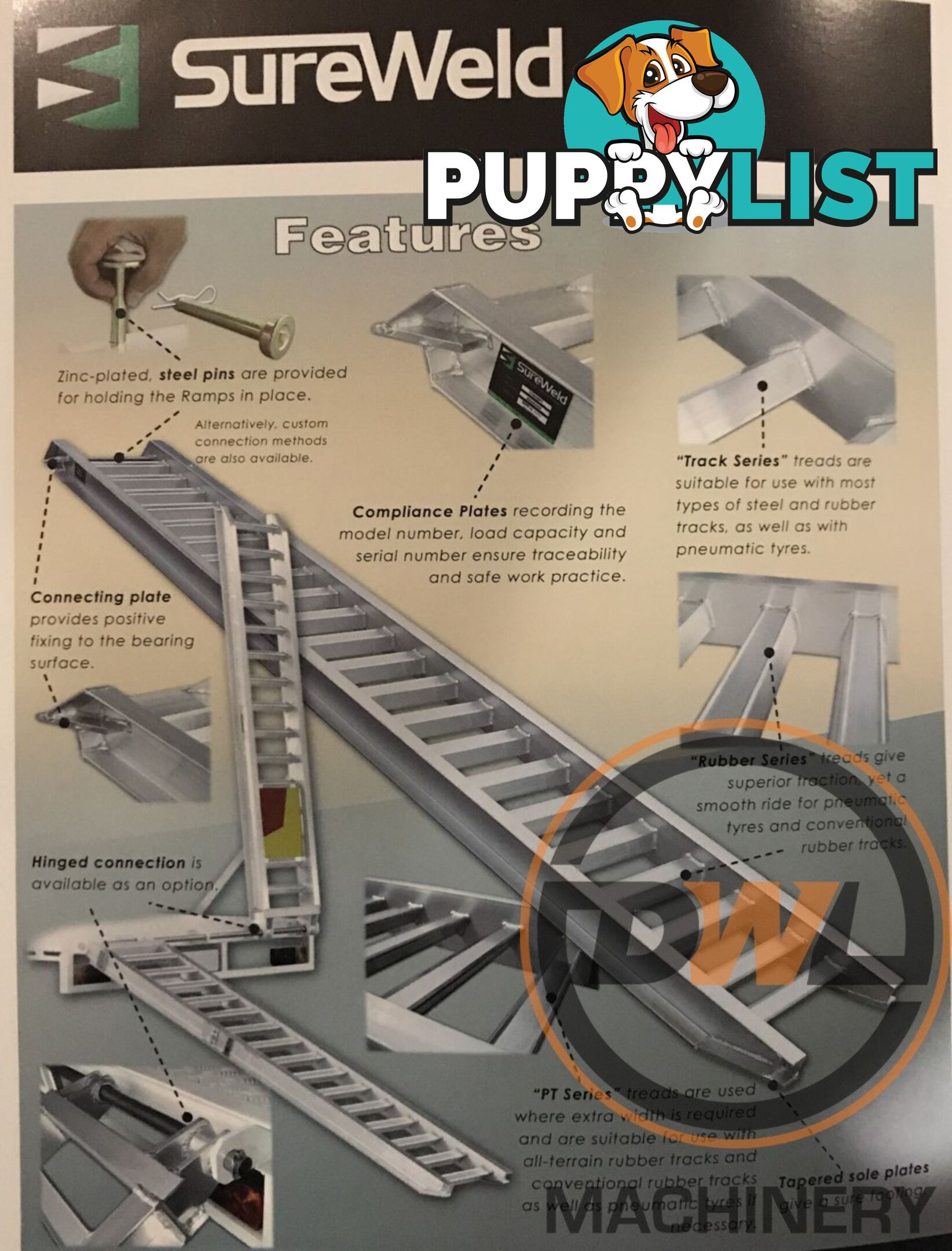 SUREWELD ALUMINIUM LOADING RAMP Loading Ramp Attachments