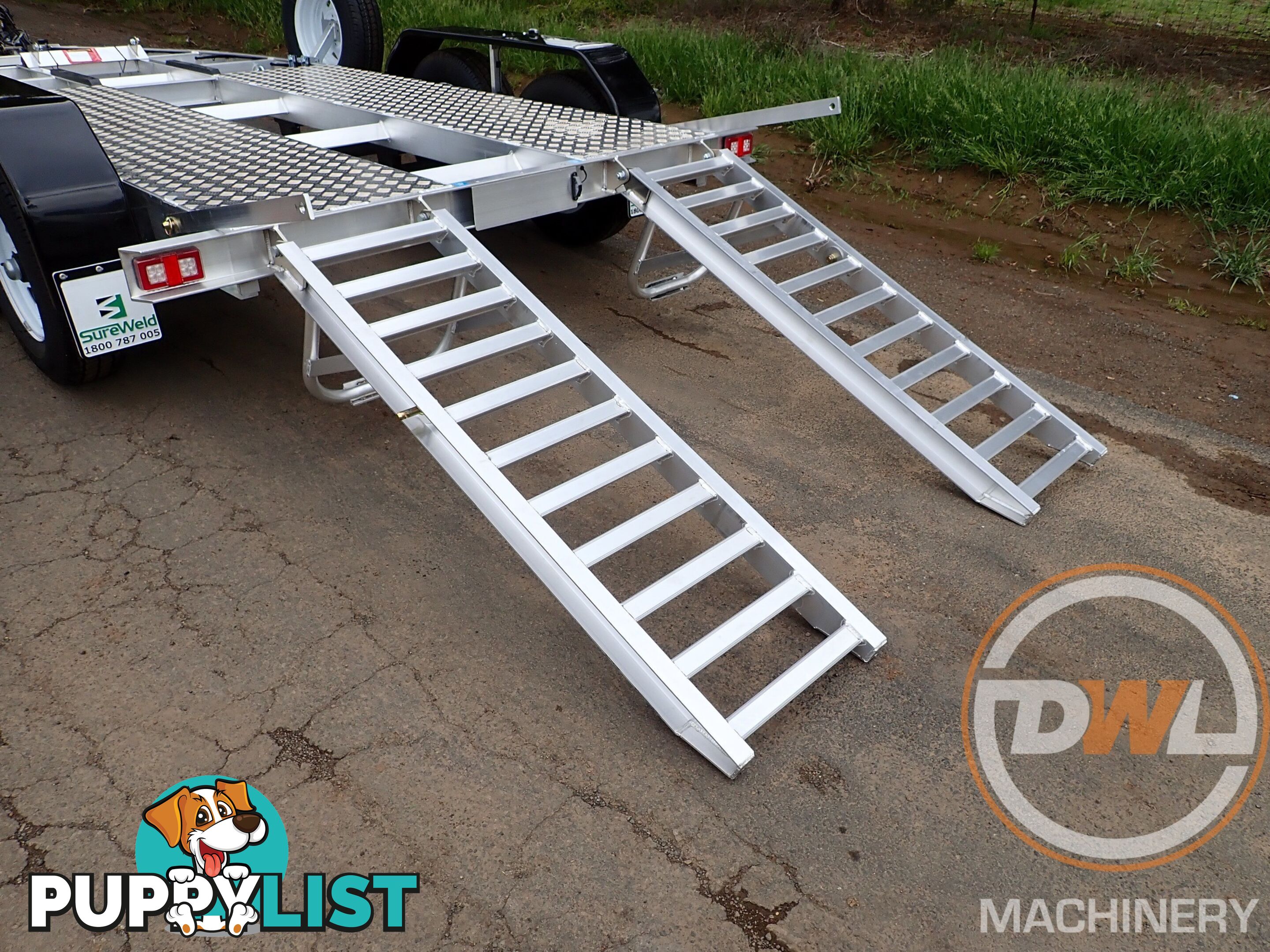 Sureweld Tag Tag/Plant(with ramps) Trailer