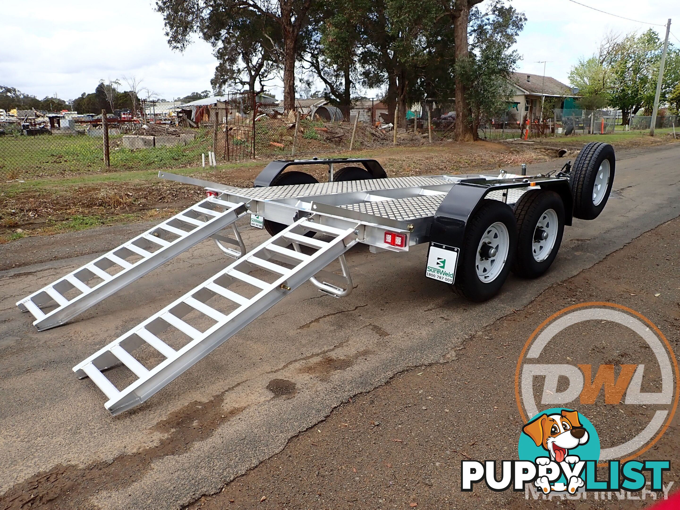 Sureweld Tag Tag/Plant(with ramps) Trailer