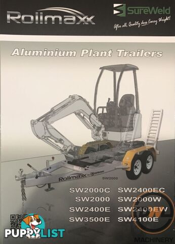 Sureweld Tag Tag/Plant(with ramps) Trailer