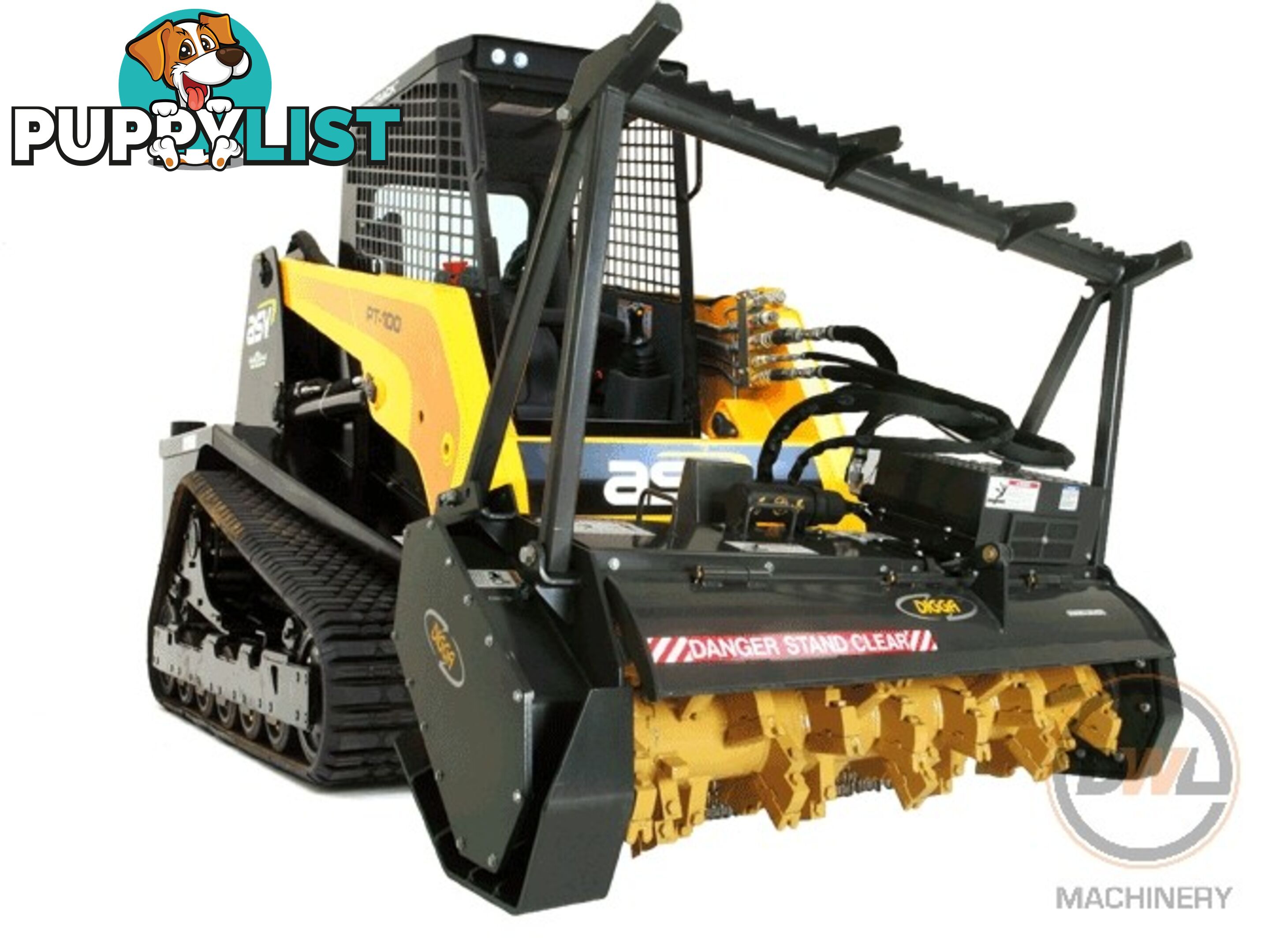 DIGGA MAGNUM MULCHER SUIT SKID STEER Hyd Mulcher Attachments