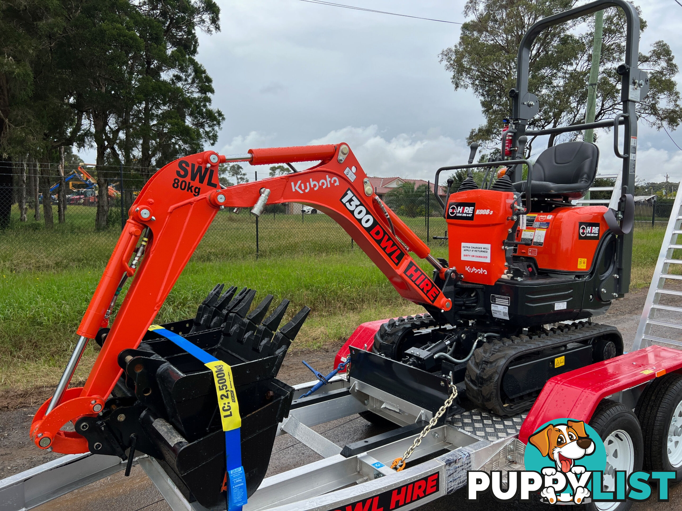 Kubota K008 Tracked-Excav Excavator