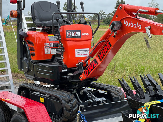 Kubota K008 Tracked-Excav Excavator