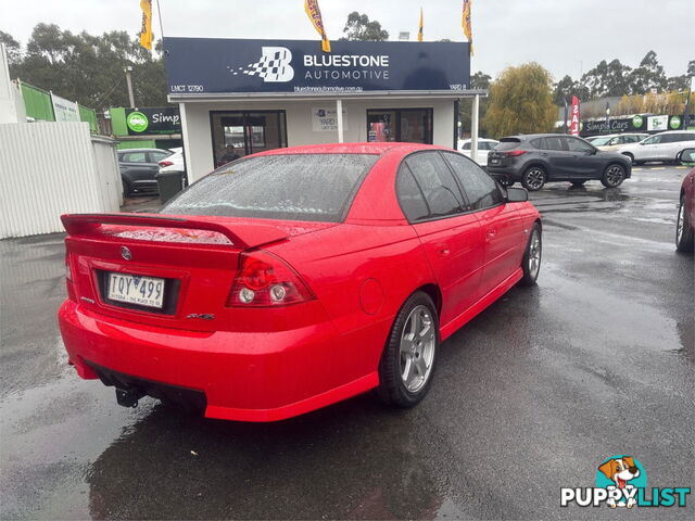 2005 HOLDEN COMMODORE SV6 VZ SEDAN
