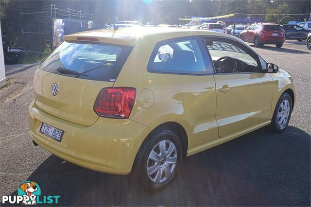 2010 VOLKSWAGEN POLO TRENDLINE 6RMY11 HATCHBACK