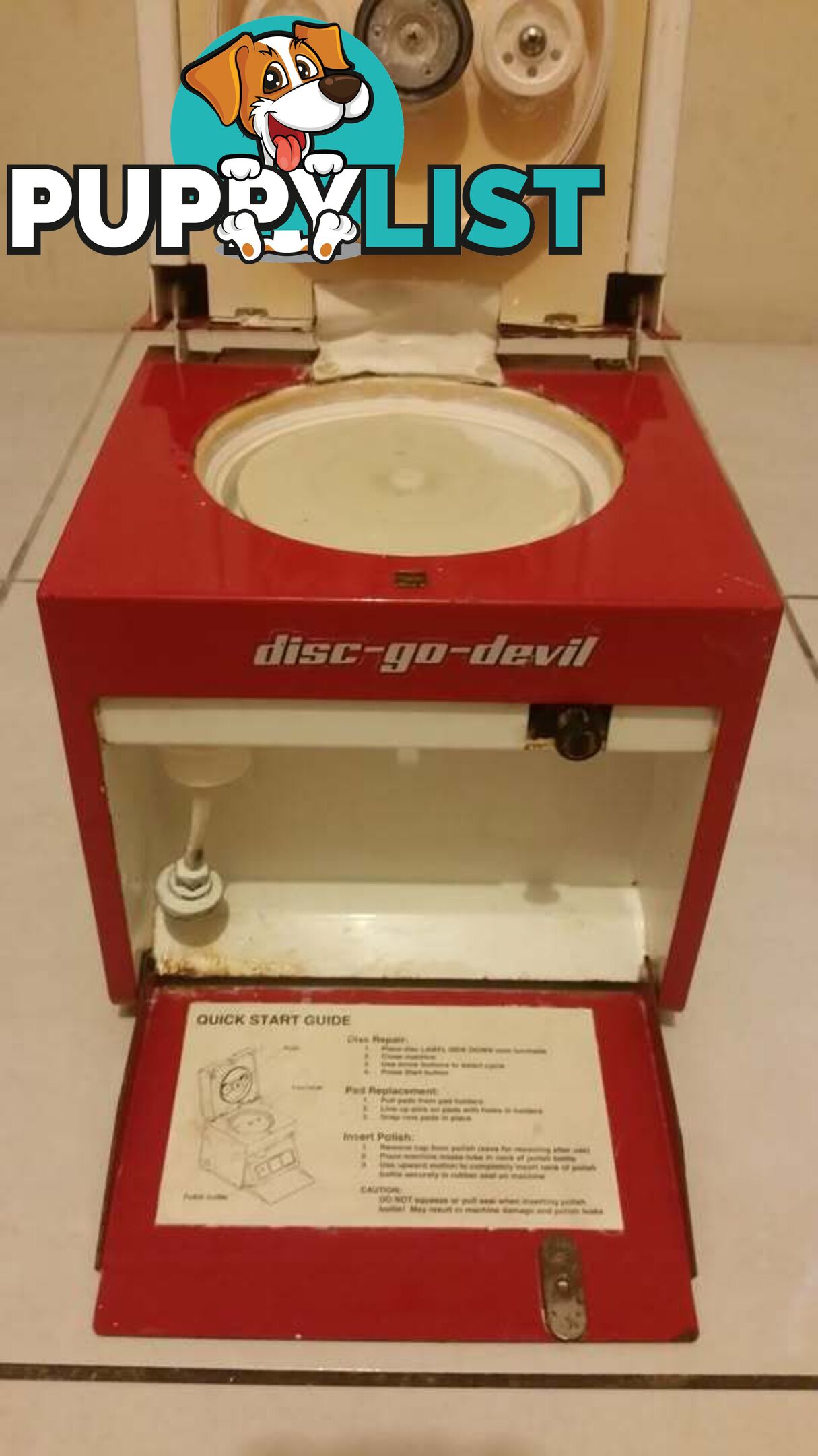 Disc Go Devil Disc Repair Machine