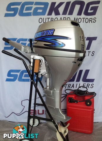 Seaking 15hp 4-Stroke Outboard Engine (Long Shaft)