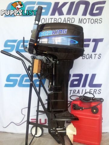 Seaking 15hp 2-Stroke Outboard Engine (Long Shaft)